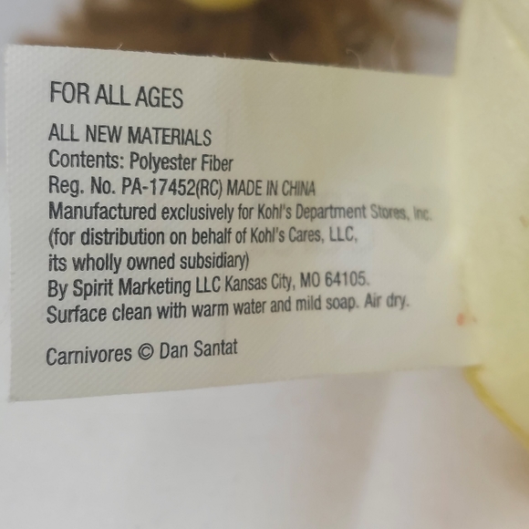 KOHL'S CARES LION PLUSH - Picture 4 of 8